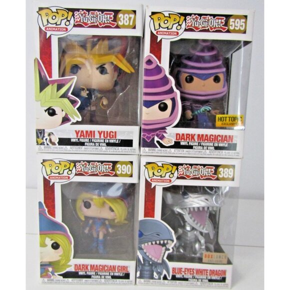 Yu-gi-oh Funko Pops Numbers 387, 389, 390, 595 Set Of 4 Vinyl Figures Exclusives - Picture 8 of 12